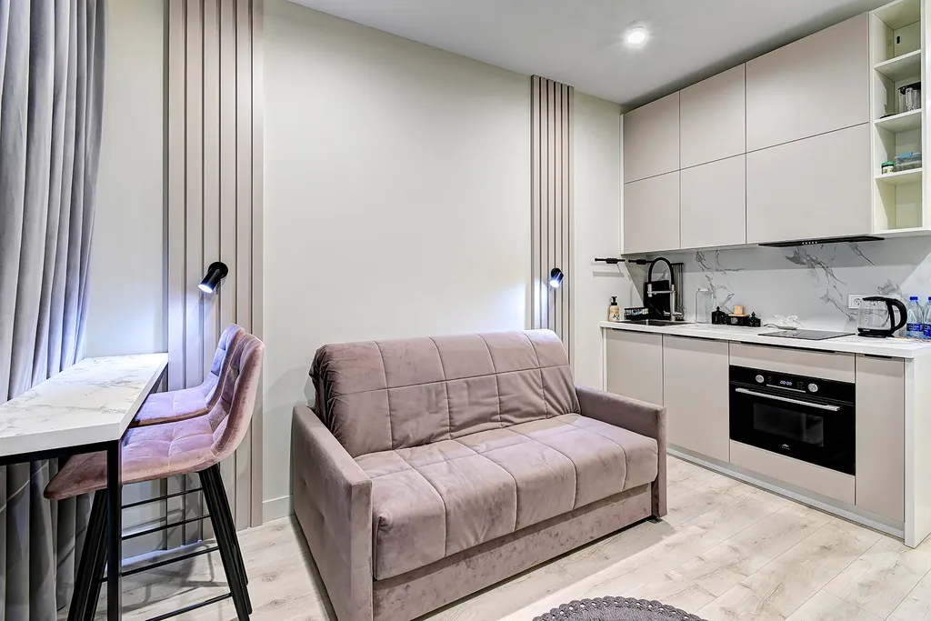 Студия с видом на море парк