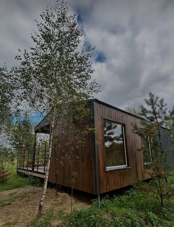 Уютный домик в сосновом лесу