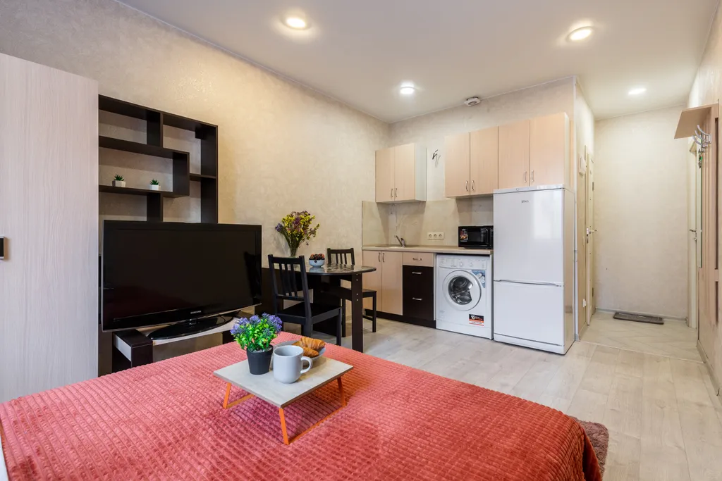 Квартира Квартира Уютная студия в осенних оттенках — Москва