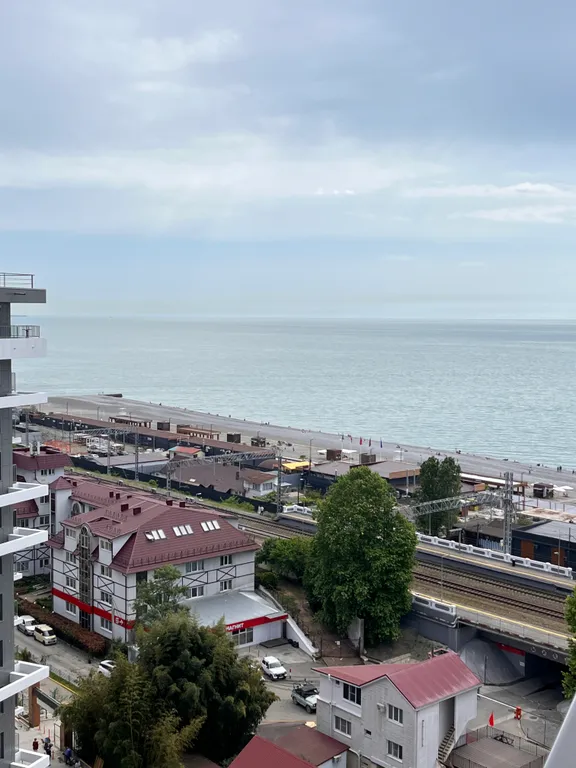 Студия с красивым видом на море