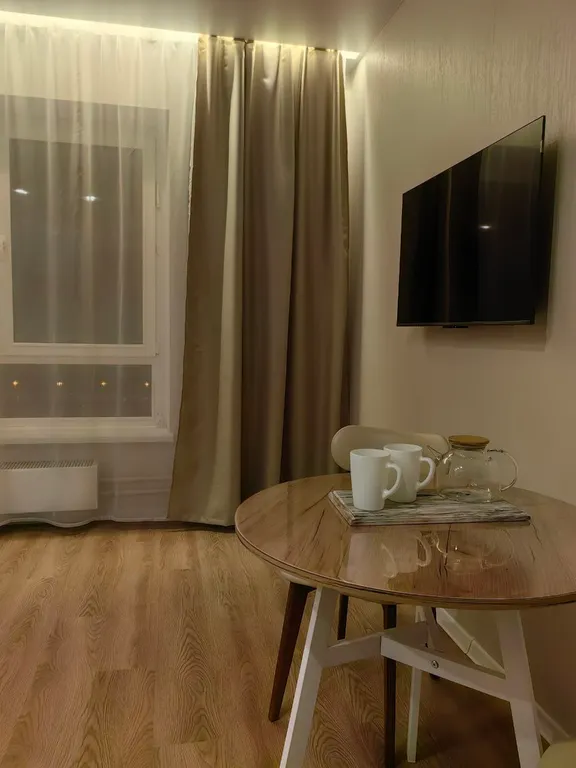 Комфopтнaя студия на 25 этаже