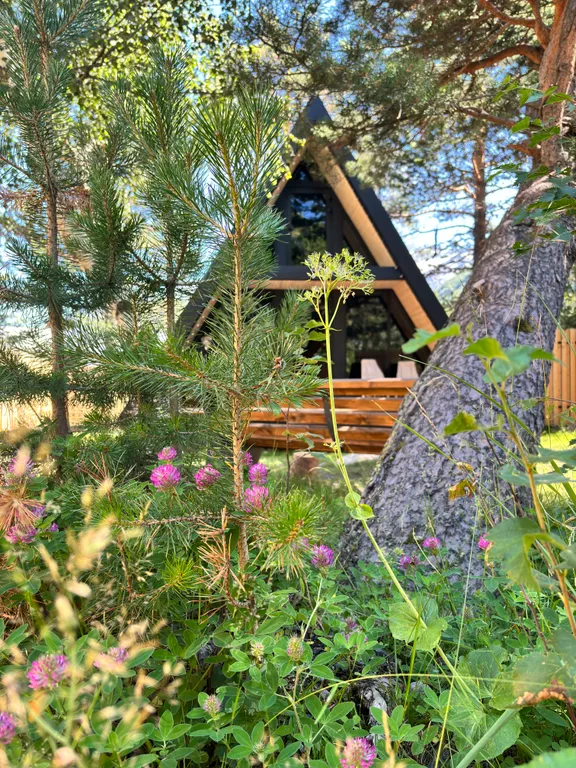 Уютный дом в стиле A-frame