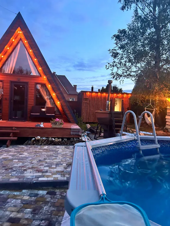 Дом афрейм романтический сказочный в 20 минутах от центра Калининграда