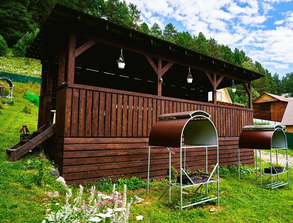 Номер с видом на телецкое озеро