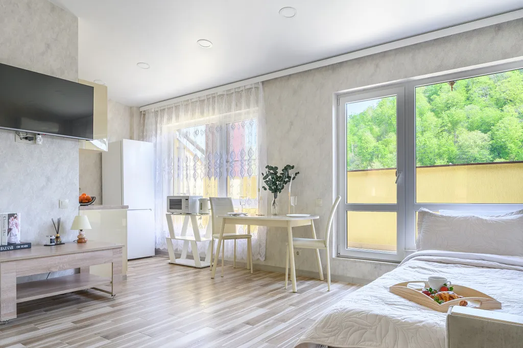 Квартира Студия с террасой и видом на горы — аренда посуточно в Дагомыс