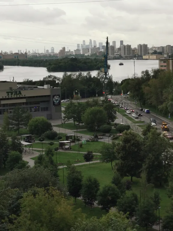 Квартира Квартира с потрясающим видом из окна на Москву реку и парк — Москва
