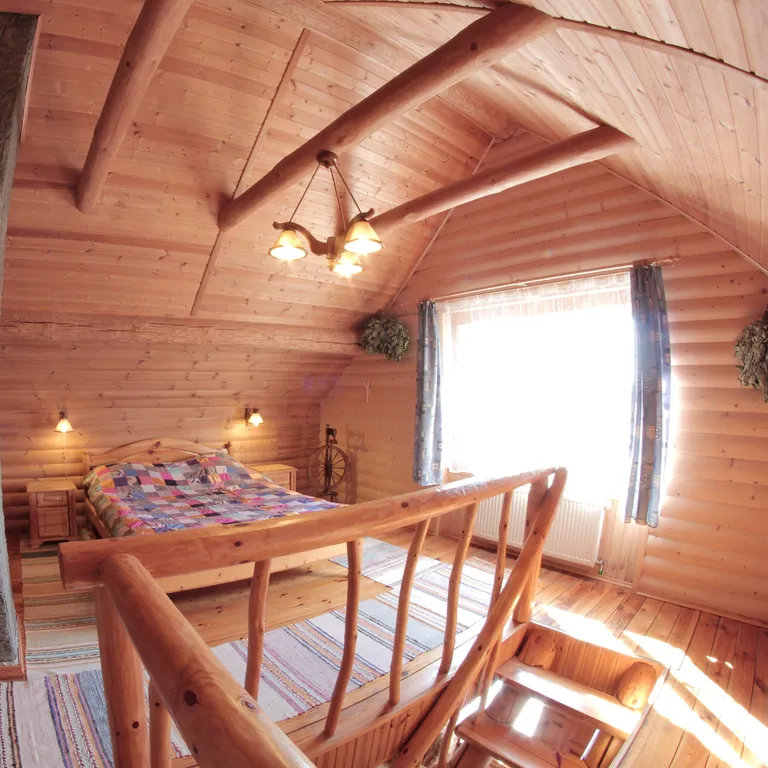 Гостевой дом Русская изба с баней на панорамном берегу