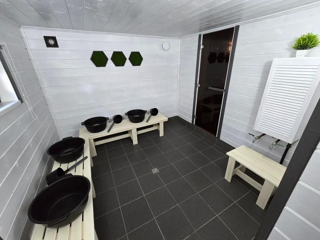 Дом с русской жаркой баней в Карелии