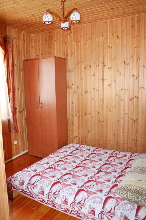 Двухэтажный дом за городом