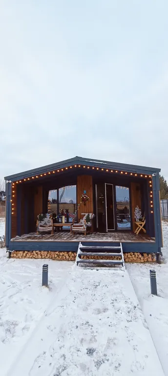 БарнОтдых с купелью, рядом лес и река