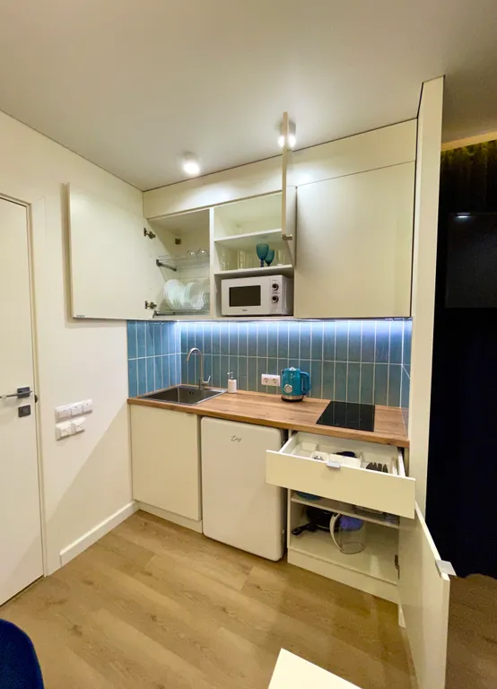 Комфортная студия с дизайнерским ремонтом, рядом море, парк, магазины