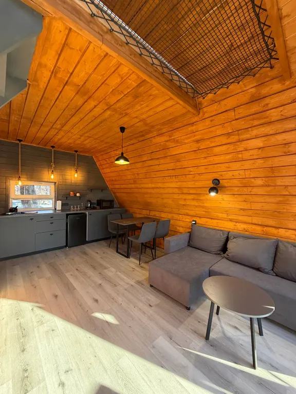 Дом A-Frame с купелью для Вашего уютного отдыха