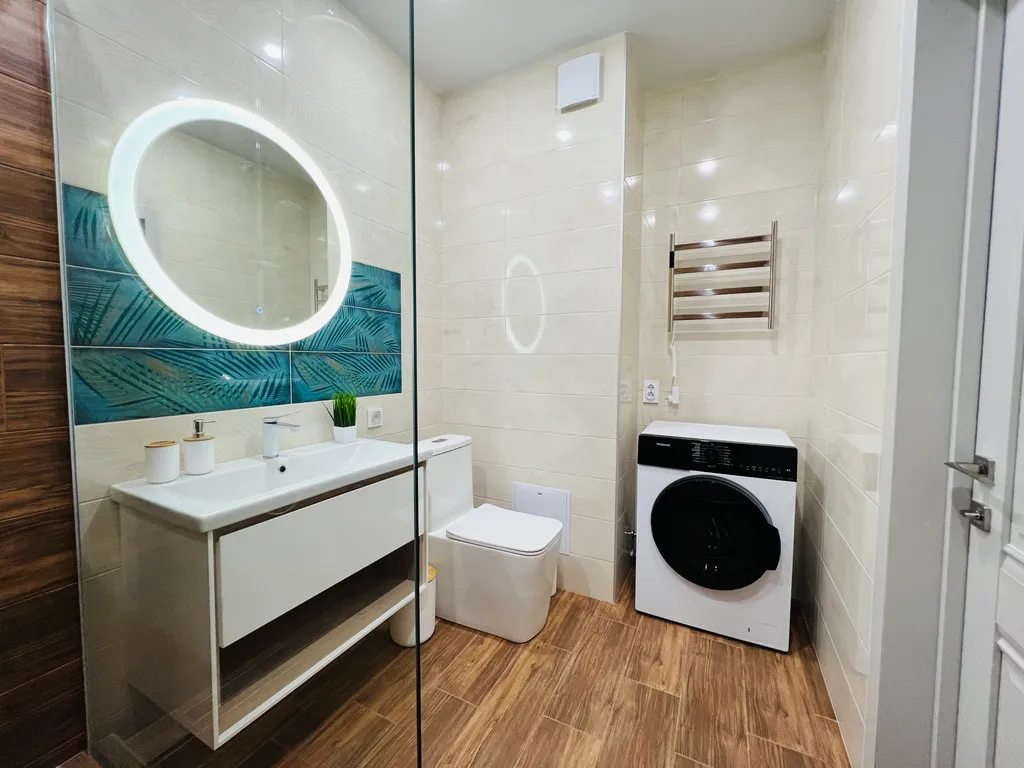 Квартира в скандинавском стиле с видом на горы