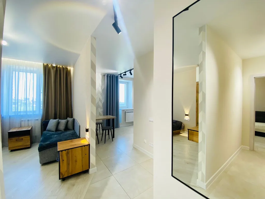 Двухкомнатный апартамент с красивым видом и евроремонтом