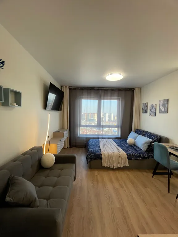 Новая уютная студия с панорамным видом