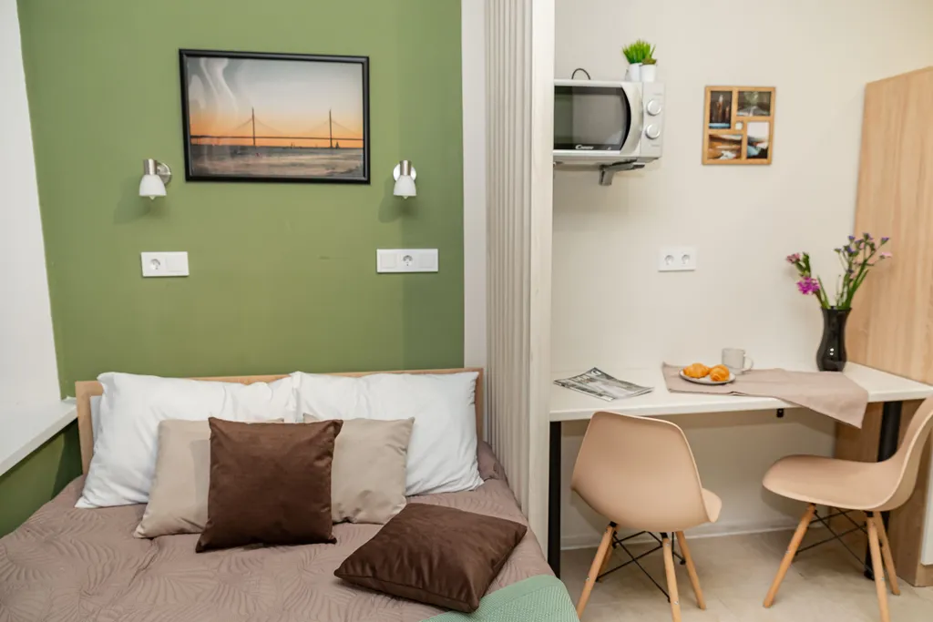 Квартира-студия в центре 10,7м2, 1 кровать