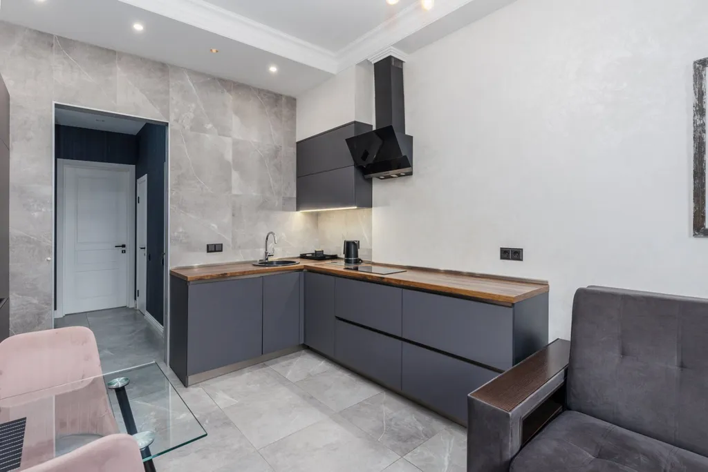 Апартаменты лофт с 2 спальнями в центре Минска