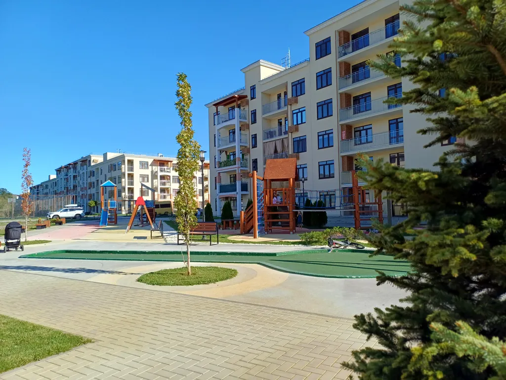 Евро2-комнатные апартаменты с видом на бассейны в долине Сукко