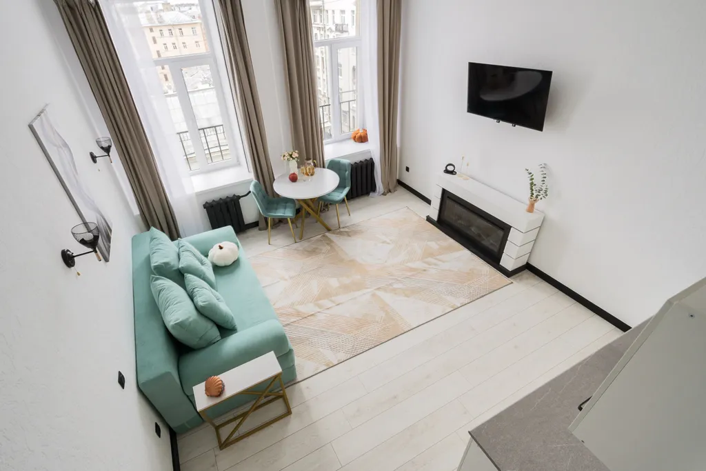 Teplo apartments студия с камином