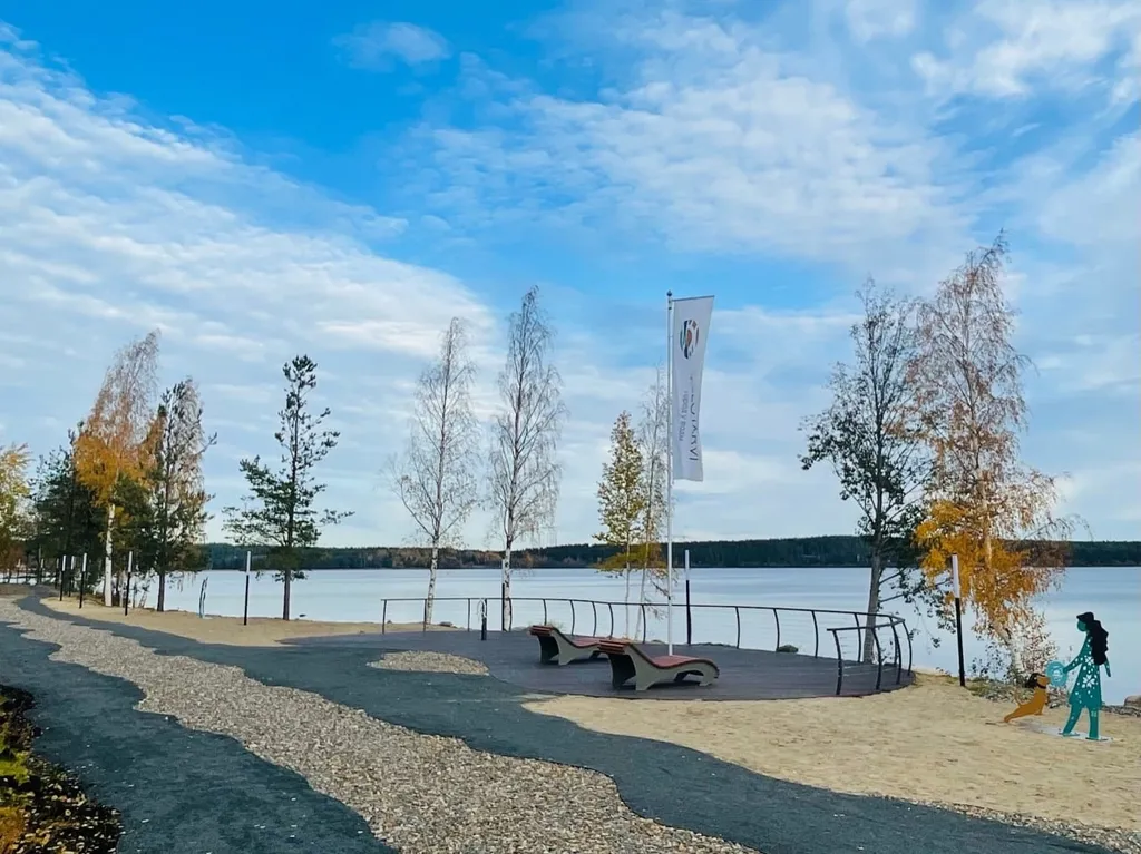 Уютная квартира на первой береговой линиии