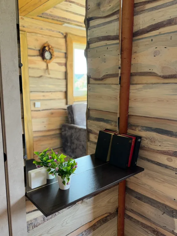 Дом с баней в лесу