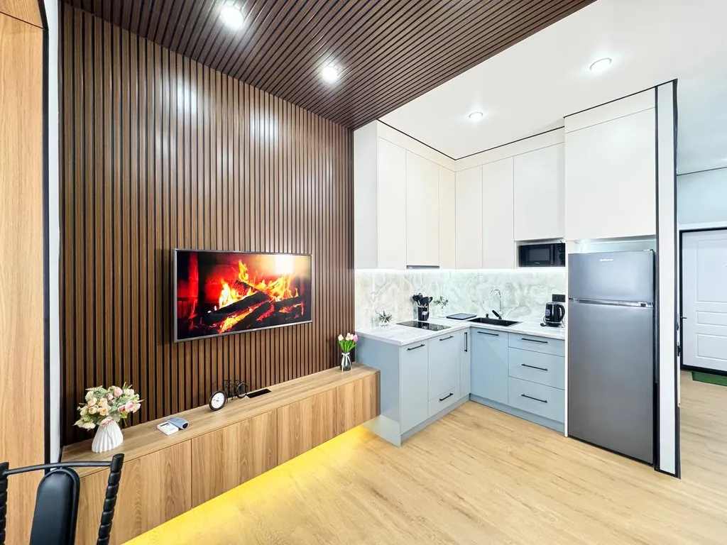 Евродвушка в ЖК Комфорт Сити с видом на горы, рядом с ТЦ MEGA