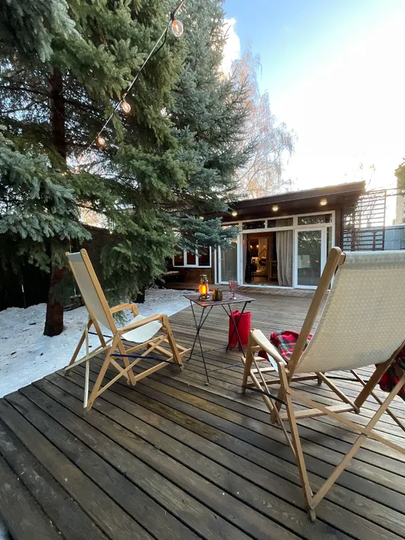 Дом Релакс'Ель с природным шармом рядом с Москвой и горячей джакузи