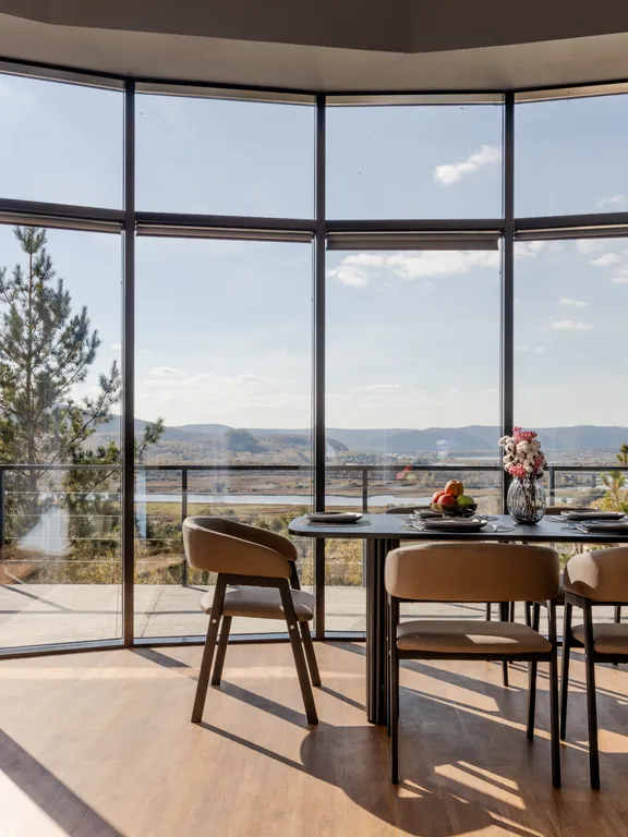 Коттедж Уникальный Круглый дом с панорамой на горы и реку Сок — аренда посуточно в Самара