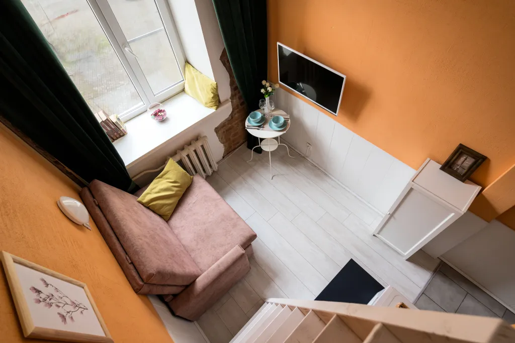 Квартира Квартира Компактная студия  New Horizon Есения в историческом центре Питера — Санкт-Петербург