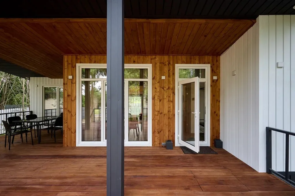 Медовый - дом с баней и чаном