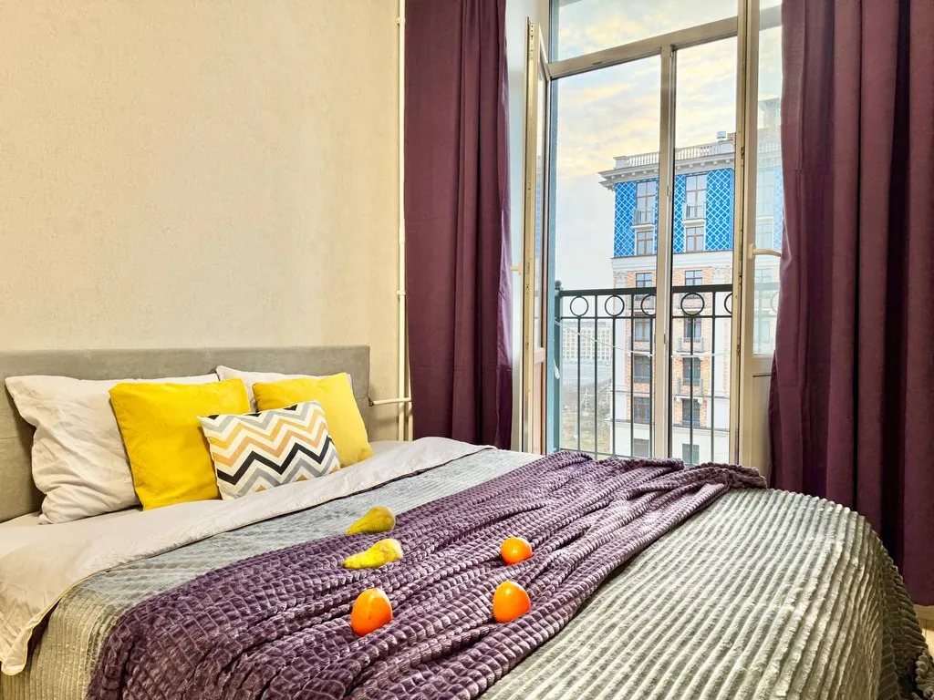 Двухкомнатная квартира с балконом в Лайково