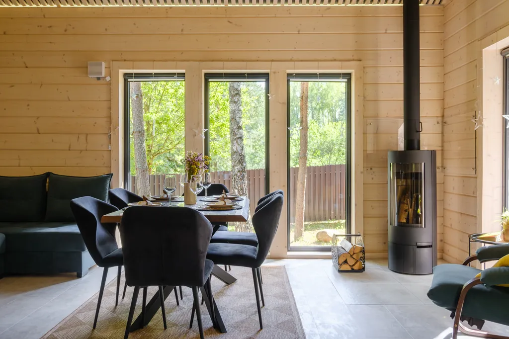 Эстетичное шале в лесу с безлимитом на баню и купель