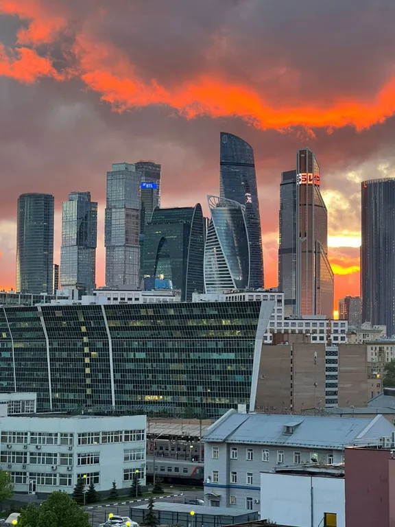 Квартира Двухкомнатные апартаменты Dext с красивым видом на Москва сити — Москва