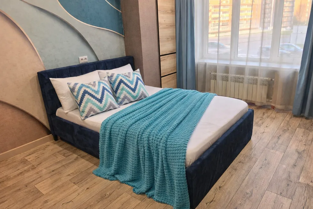 Чисто, уютно, большая кровать, Wi-Fi