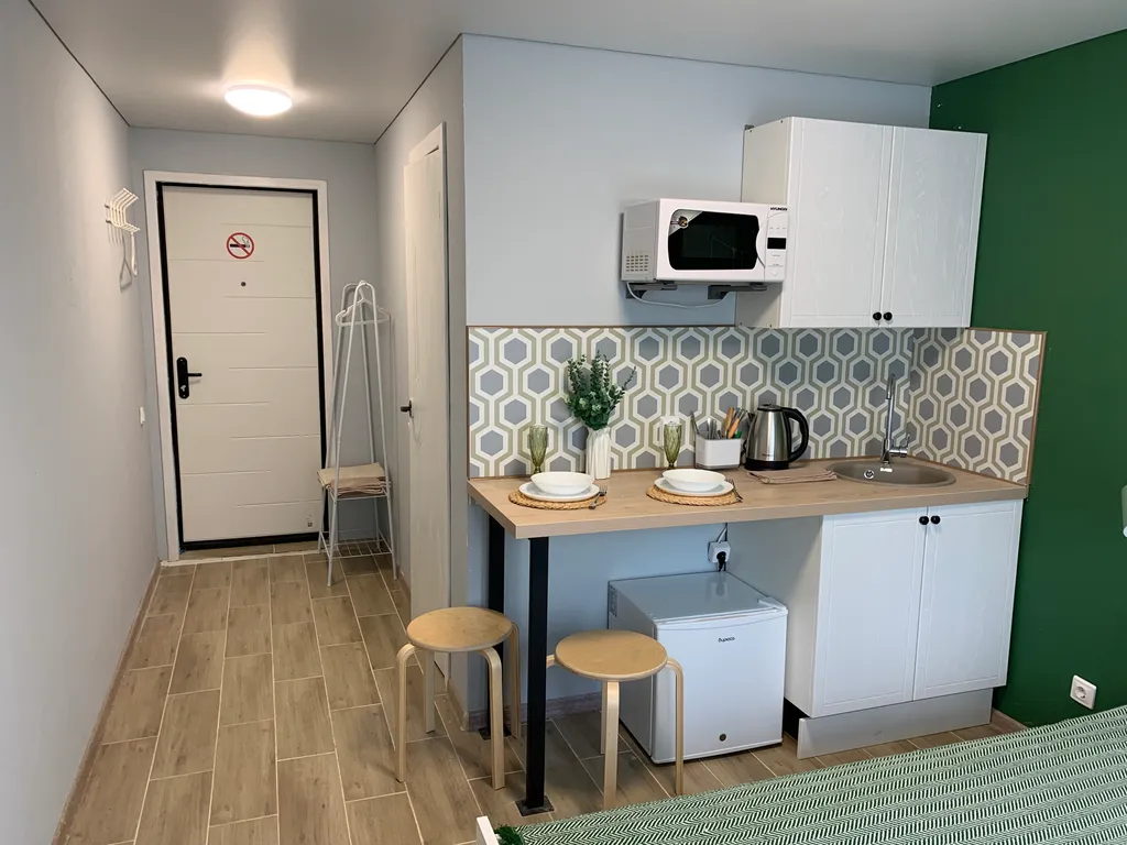 Чистая студия с удобствами