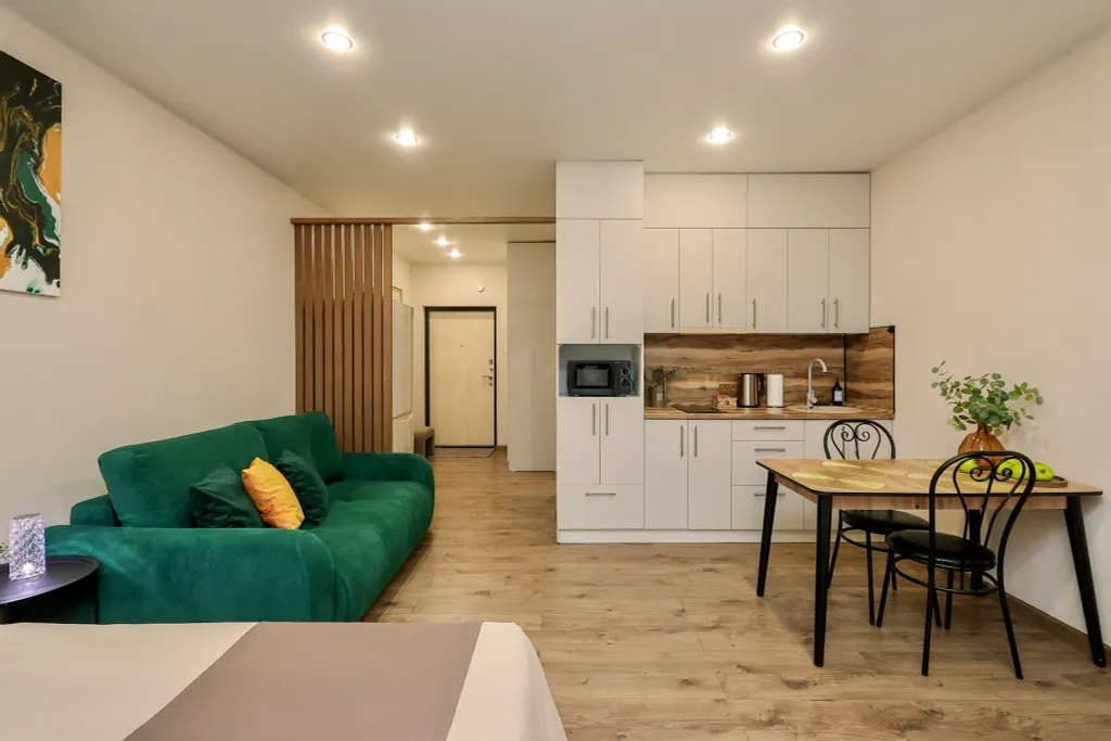 4 Угла: Студия в новом  ЖК РИВЬЕРА, вблизи достопримечательностей