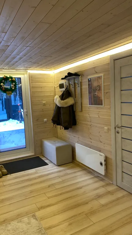 Дом с чаном среди соснового леса