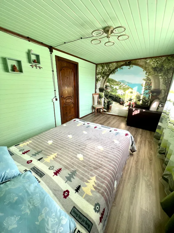 Дом в деревне с баней на дровах