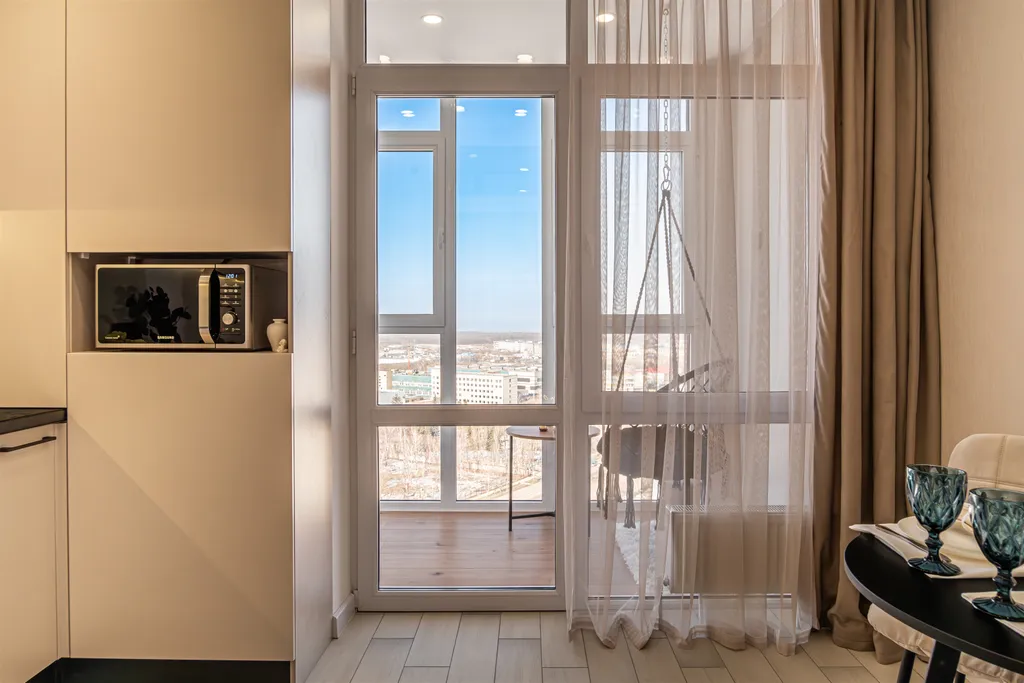 Комфортная однокомнатная квартира с невероятно красивым видом