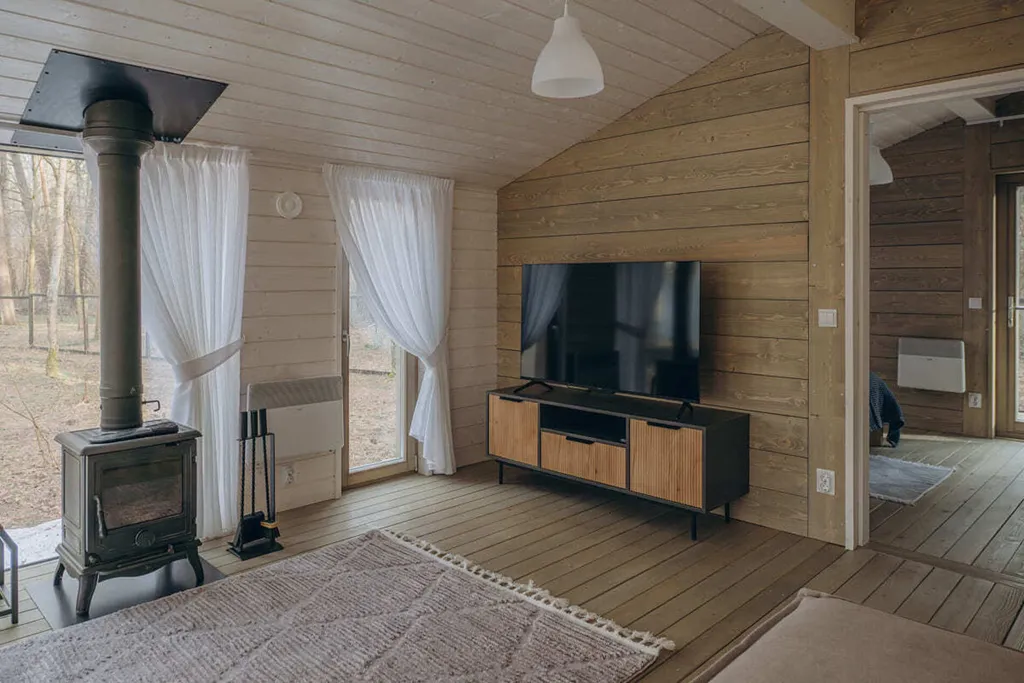 Дом «Декабрь» 90m2 — чан, кухня, Wi-Fi