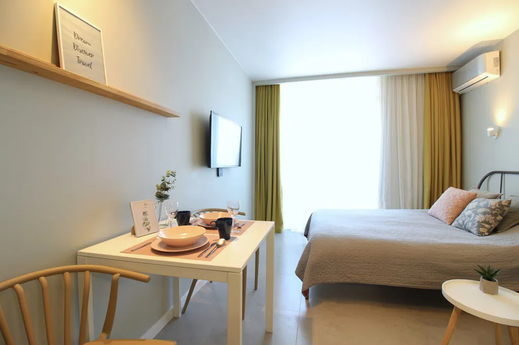 Квартира Уютный апартамент на первой линии с видом на море — аренда посуточно в Батуми