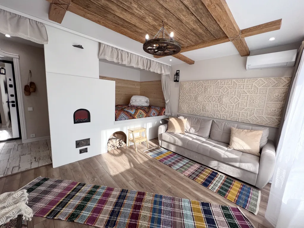 Апартаменты “Обитель Плёсъ” в стиле русской избы