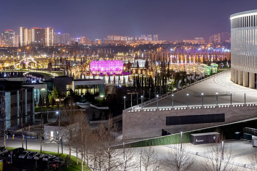 2-комнатные апартаменты с видом на стадион и парк Краснодар