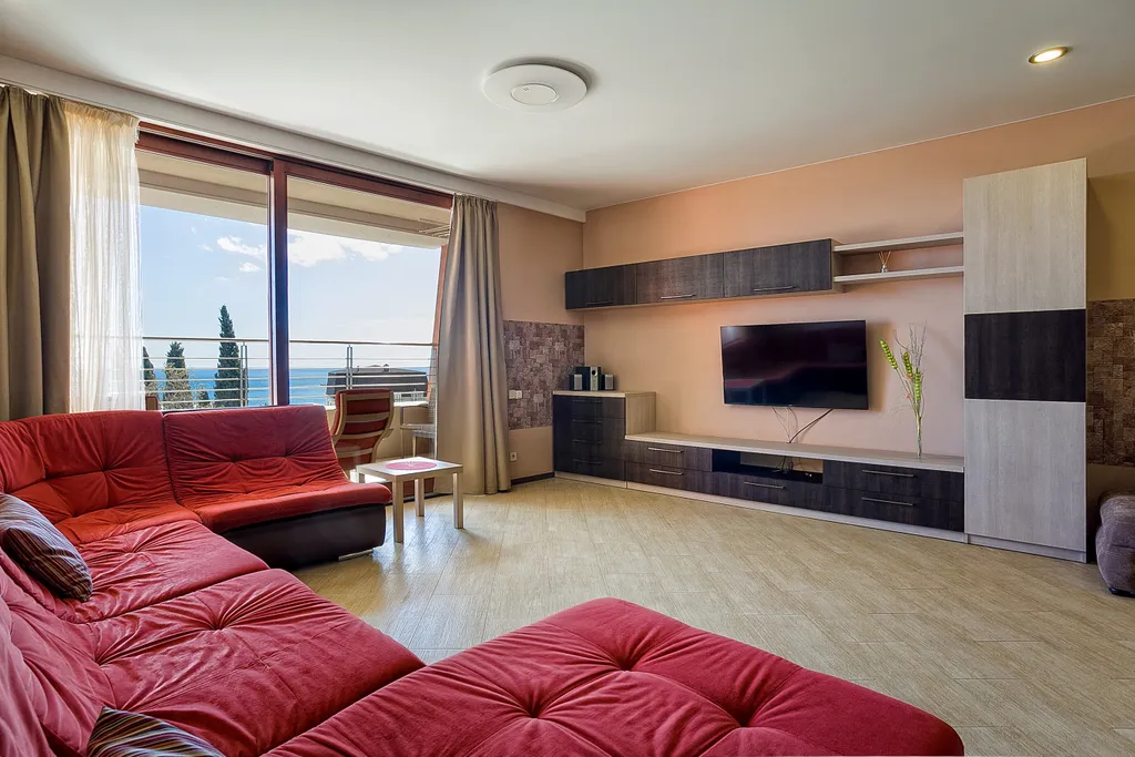 33-Апартаменты с 1 спальней и видом на море