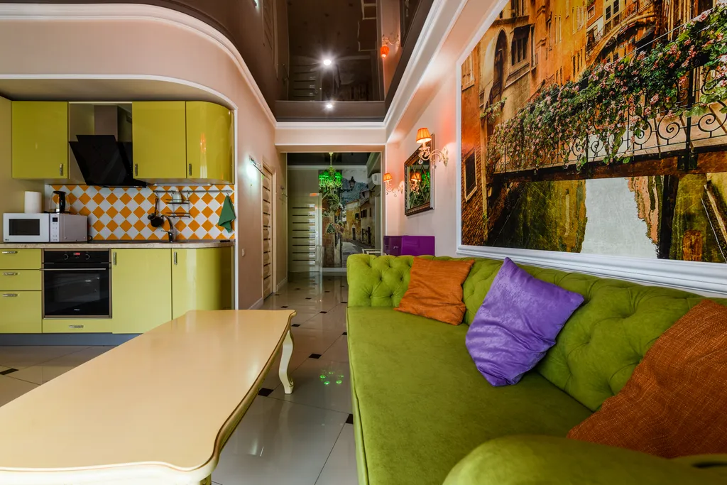 Семейный апартамент с балконом