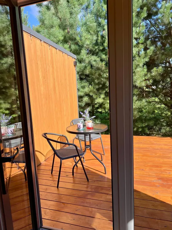 Атмосферный дом в соснах