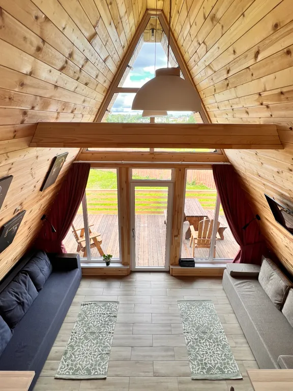 Коттедж Современный дом в стиле a-frame — Иннолово