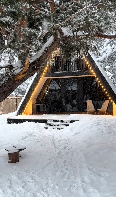 Коттедж Уютный дом в стиле A-frame — аренда посуточно в Терскол
