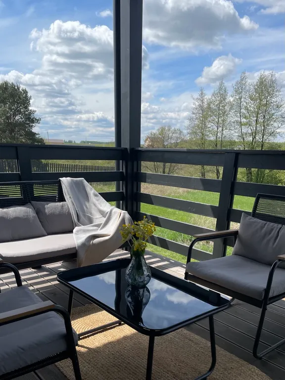 Дом с сауной и купелью в 400 метрах от водохранилища