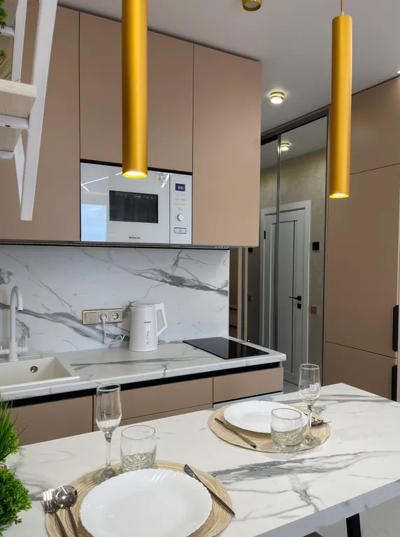 Квартира Квартира Просторная и современная студия с видом на горы в ЖК Сочи парк — Сочи